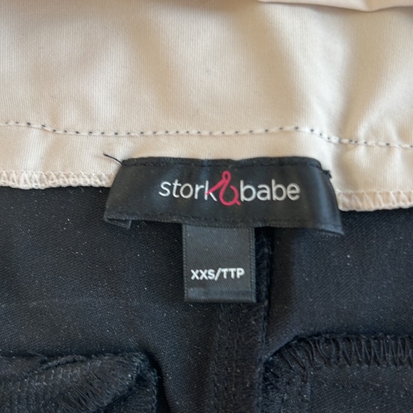 XXS Maternity Black Ankle Dress Pants - Picture 4 of 5